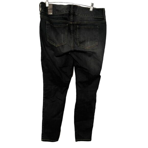 NWT Torrid Premium Womens Blue Dark-Wash Straight-Leg Jeggings Jeans Size 12R - Picture 7 of 16